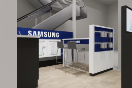 Design, manufacture and install shop: Samsung Big C Khon Kaen shop